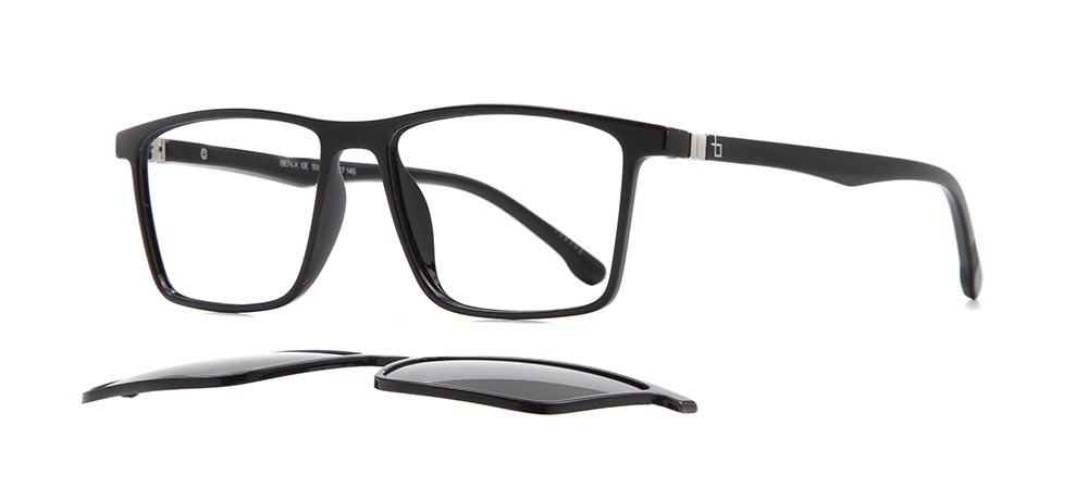 BENX FANTASIA Clipon Teenage Man Rectangular Full-Rimmed Grilamid (TR90) Polarize BXTR90 934-06